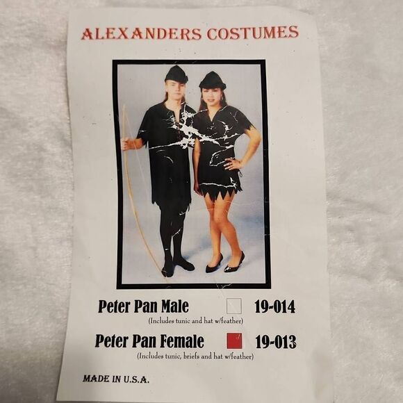 Alexanders Costumes Female Peter Pan Costume - Picture 1 of 12